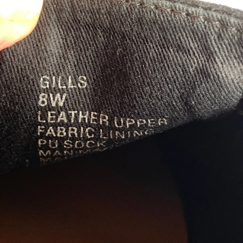 Steve Madden Gills Suede Size 8W, Black - Picture 8 of 9